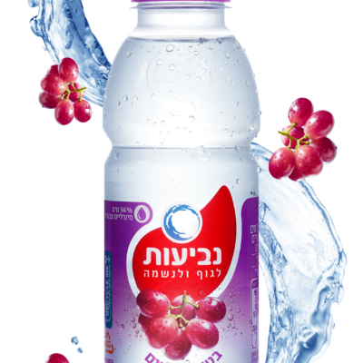 מים בטעם אפרסק נביעות