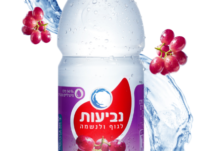 מים בטעם ענבים נביעות